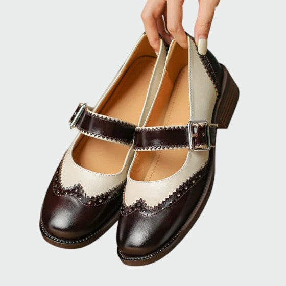 אוליביה – נעלי מרי ג'יין מעור