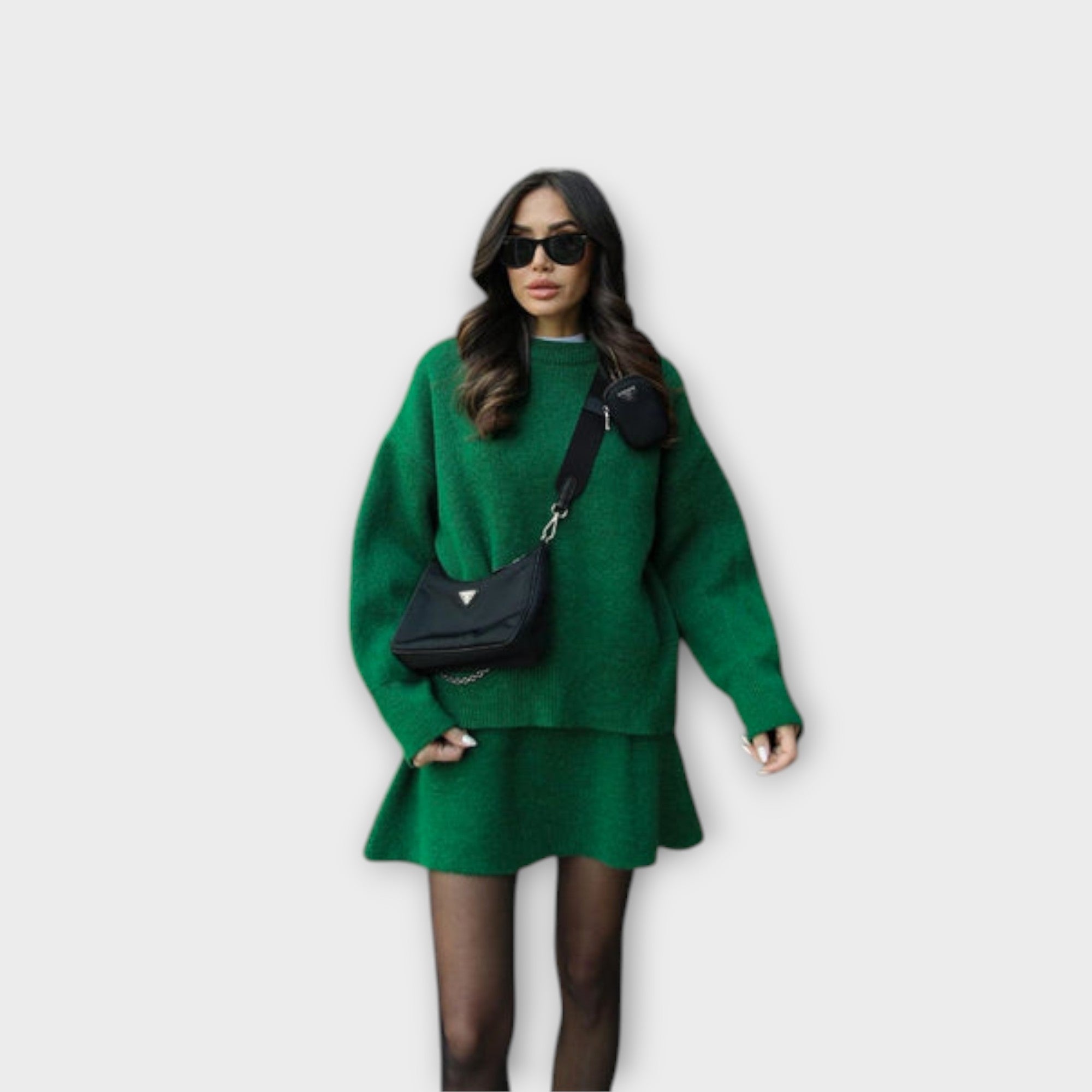 קרול - סט סריגה נינוח