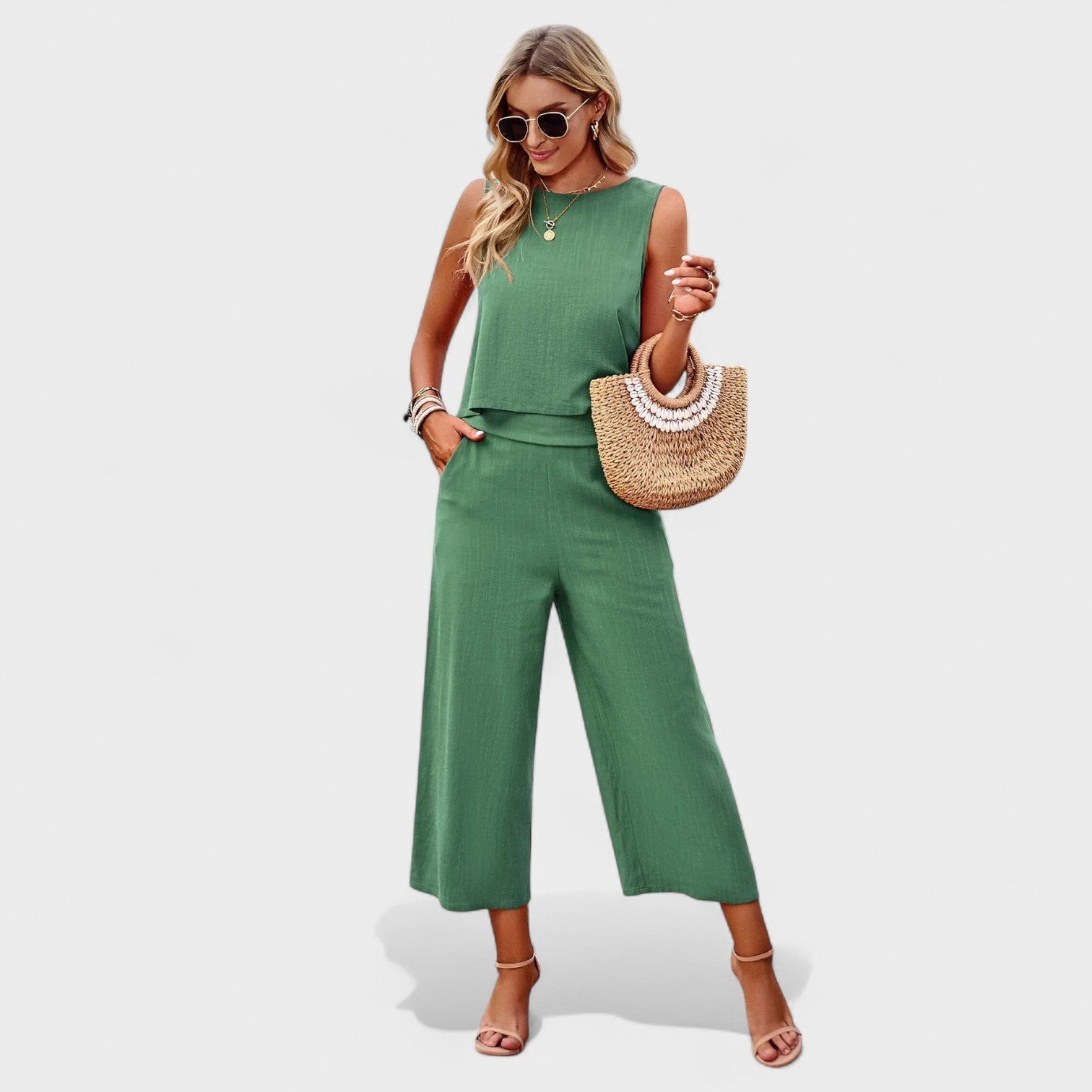 סט פשתן מוניקה