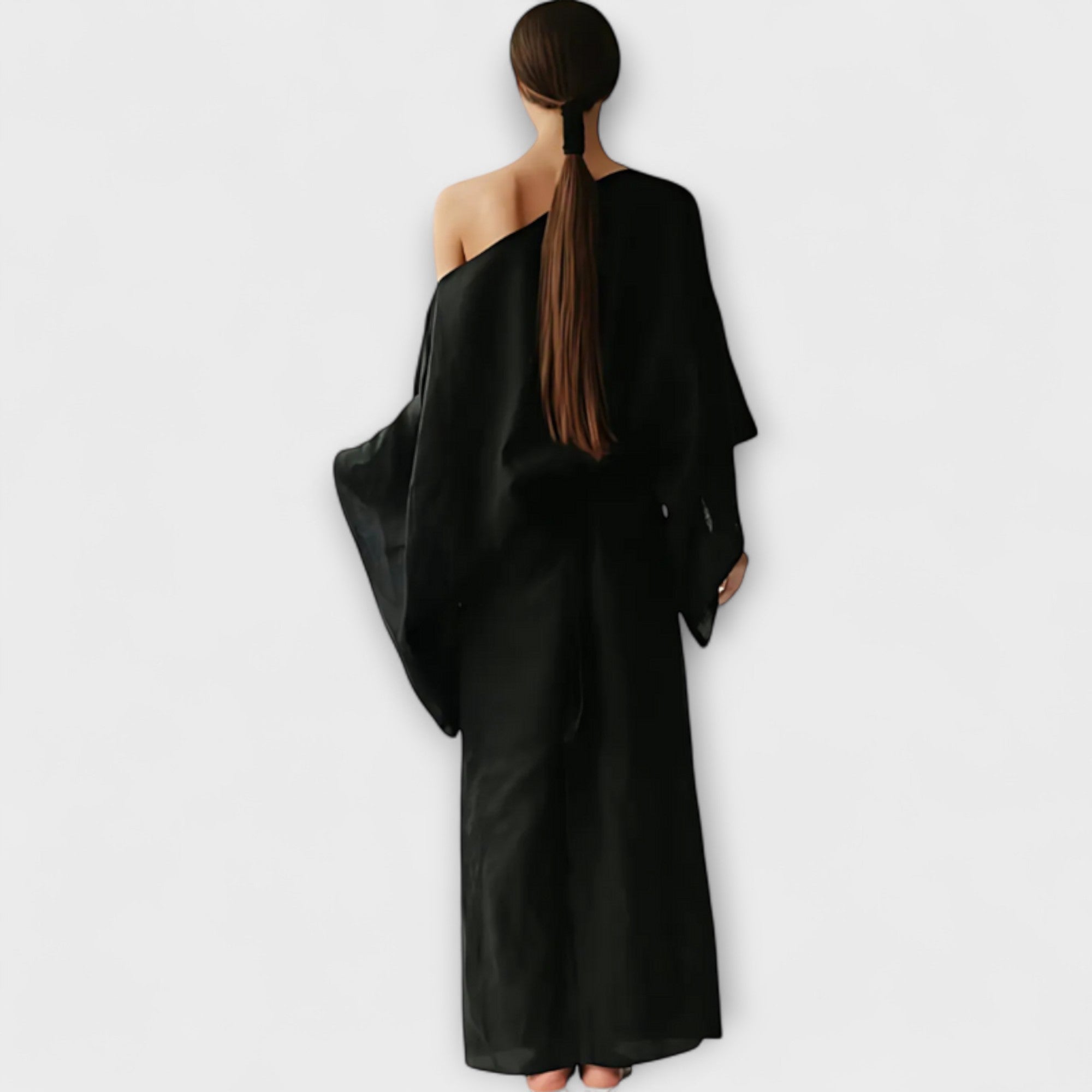 דנה - שמלת קימונו מל Linen וכותנה
