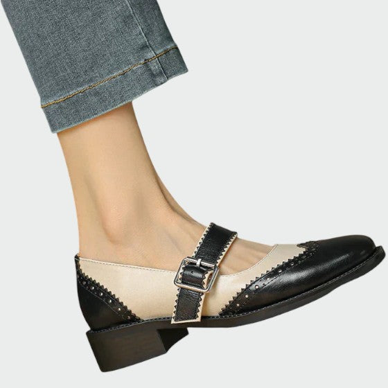 אוליביה – נעלי מרי ג'יין מעור