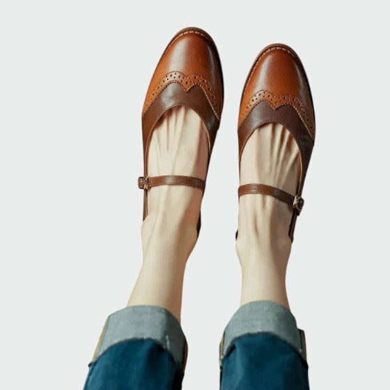 אוליביה - נעלי מרי ג'יין עם קסם וינטג'